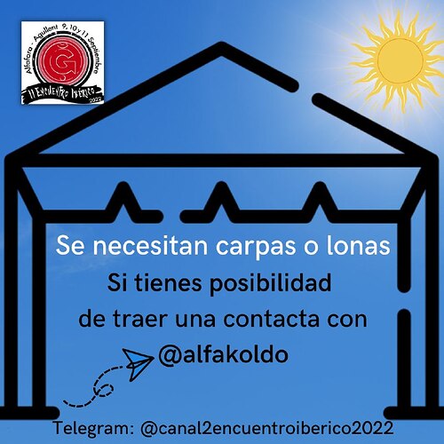 Carpas, lonas, etc